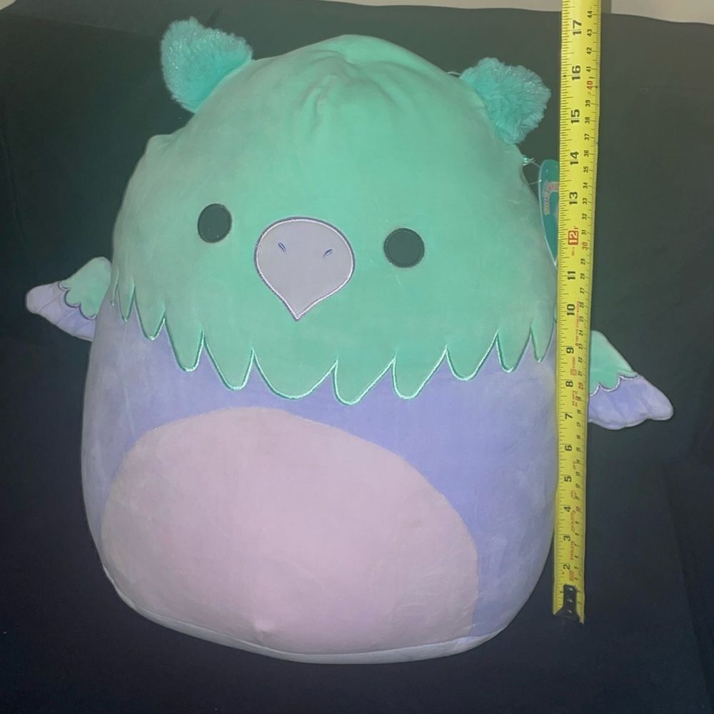 New with tags large 16” squishmallow Minerva plush mystical Griffin bird